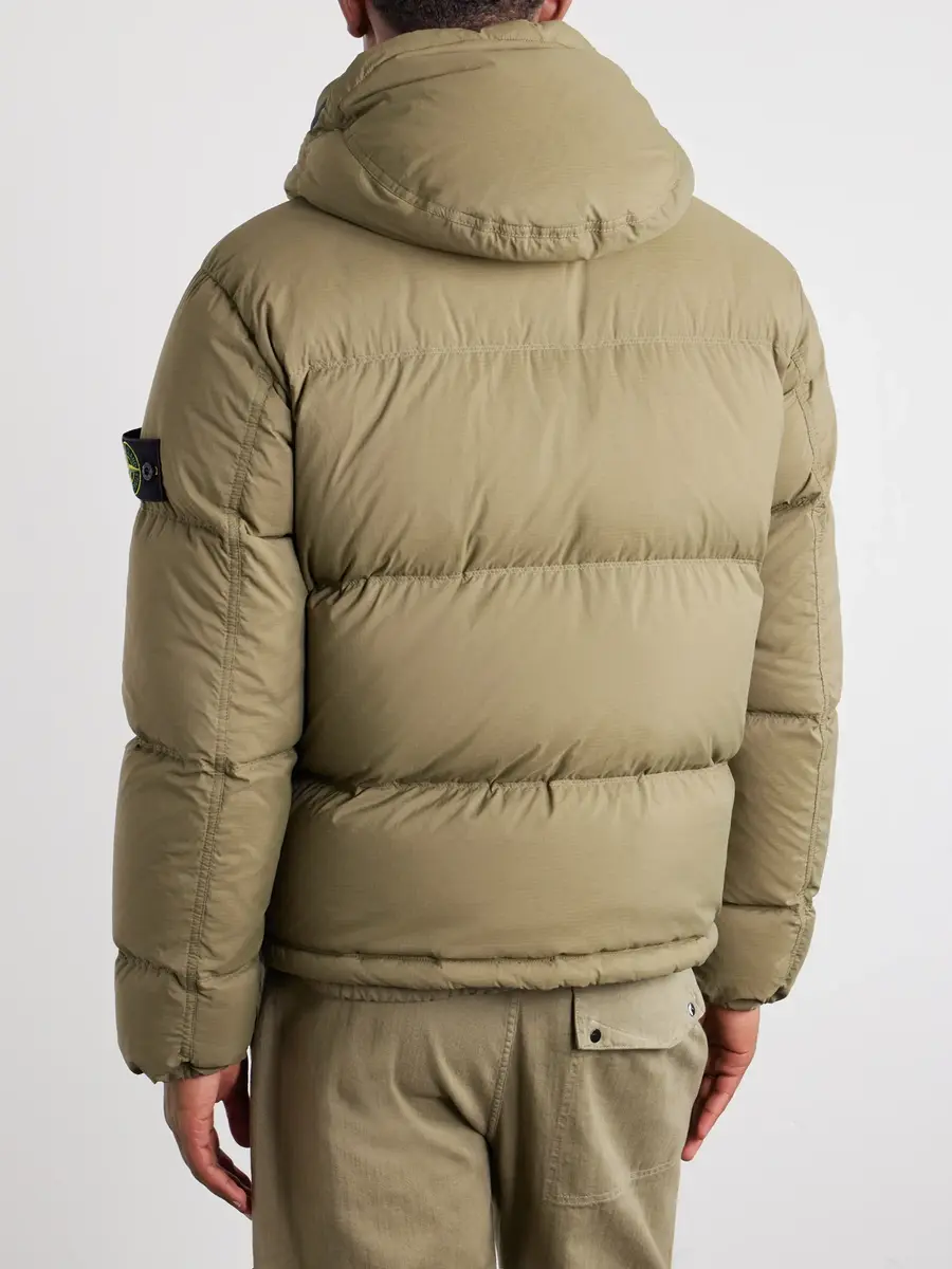 Stone Island Padded Quilted CORDURA® Ripstop Hooded Down Jacket - Men | Thumbnail 4