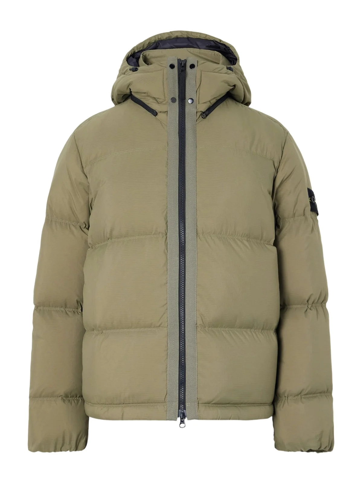 Padded Quilted CORDURA® Ripstop Hooded Down Jacket - Men Padded Quilted CORDURA® Ripstop Hooded Down Jacket - Men