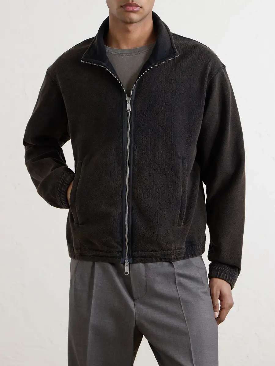 mfpen Covet Cotton-Jersey Zip-Up Sweatshirt - Men | Thumbnail 3 mfpen Covet Cotton-Jersey Zip-Up Sweatshirt - Men | Thumbnail 3