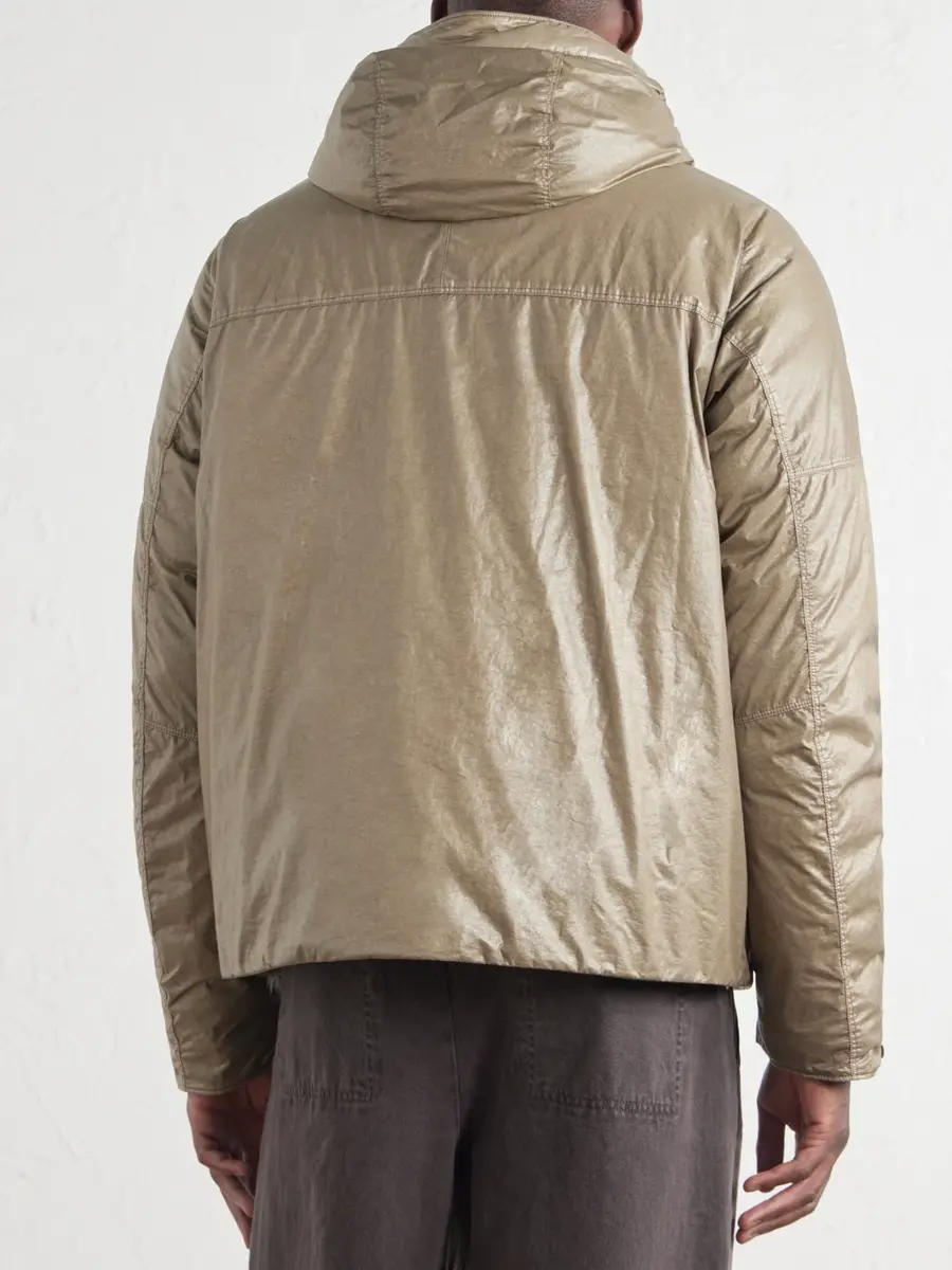 Stone Island Padded Garment-Dyed Light Nylon 3L-TC Hooded Down Jacket - Men | Thumbnail 4