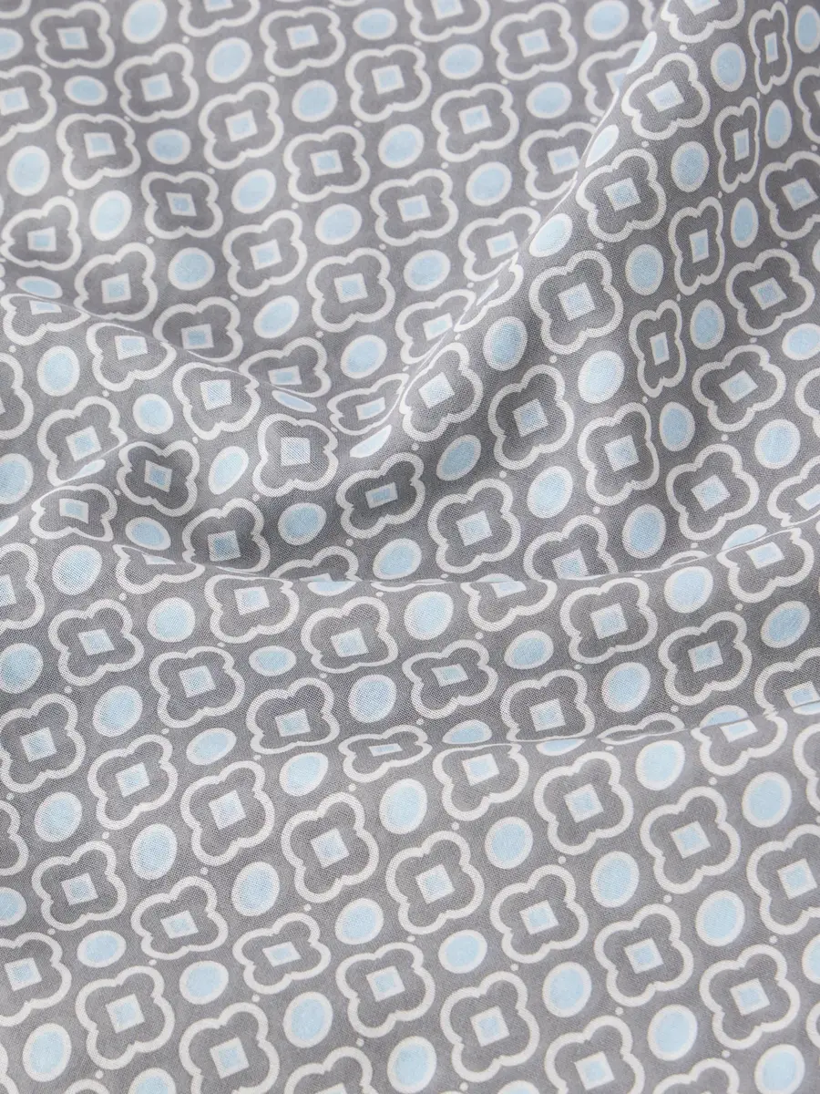 Anderson & Sheppard Printed Cotton-Voile Scarf - Men | Thumbnail 4 Anderson & Sheppard Printed Cotton-Voile Scarf - Men | Thumbnail 4