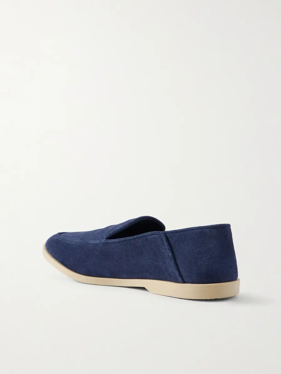 George Cleverley Mayfair II Collapsible-Heel Suede Loafers - Men | Thumbnail 4 George Cleverley Mayfair II Collapsible-Heel Suede Loafers - Men | Thumbnail 4