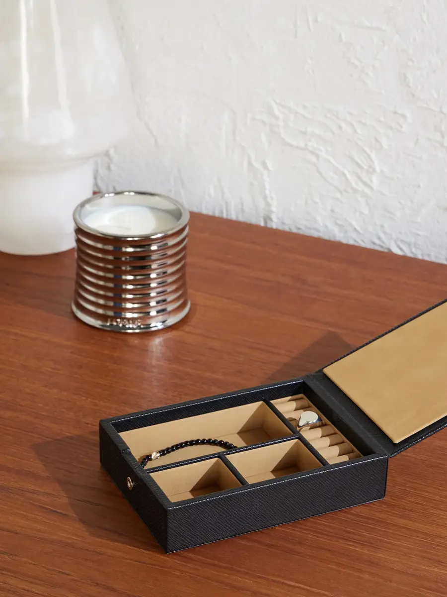 Smythson Travel Tray Leather Jewellery Box - Men | Thumbnail 2 Smythson Travel Tray Leather Jewellery Box - Men | Thumbnail 2