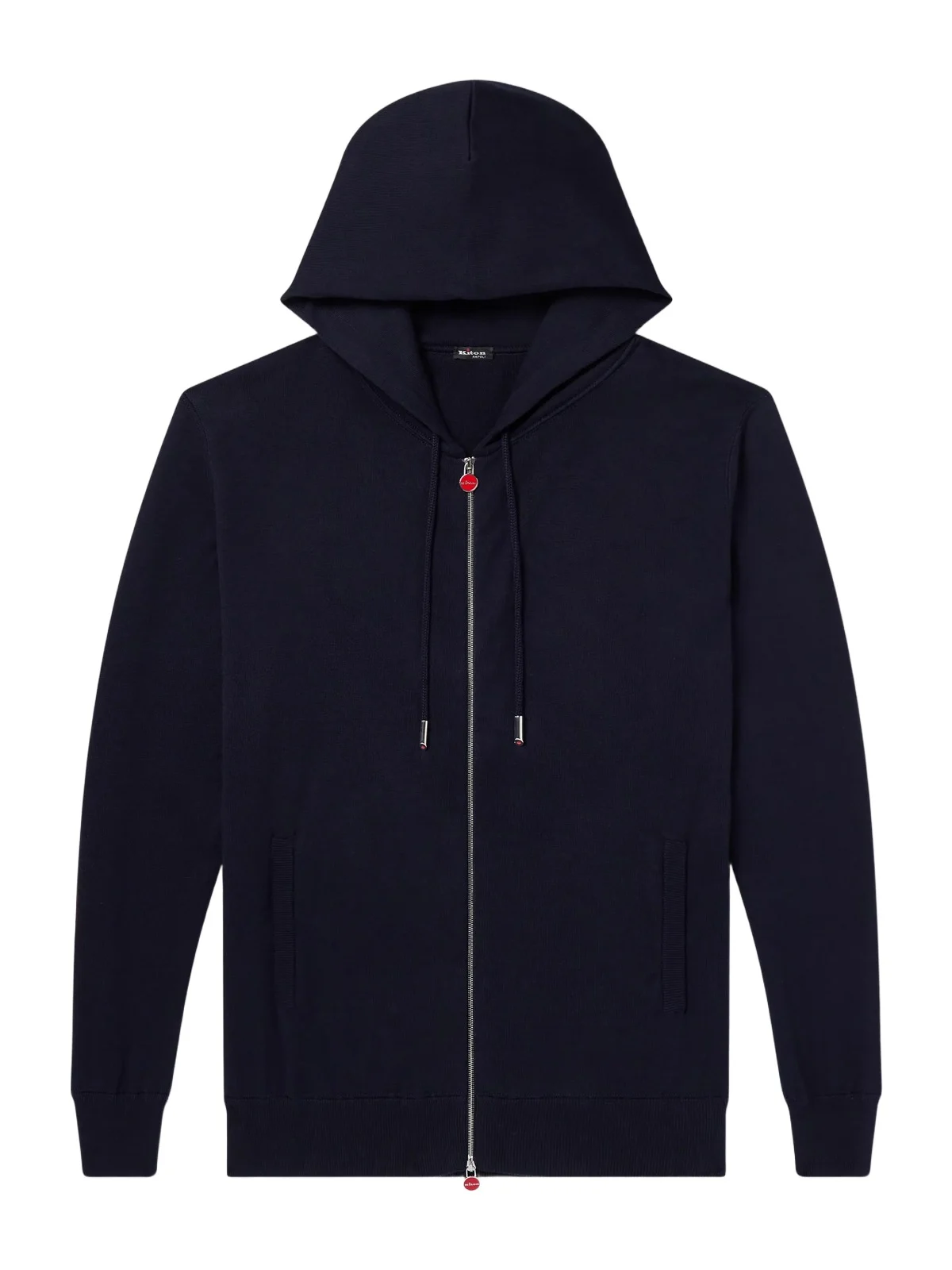 Kiton Cotton-Jersey Zip-Up Hoodie - Men