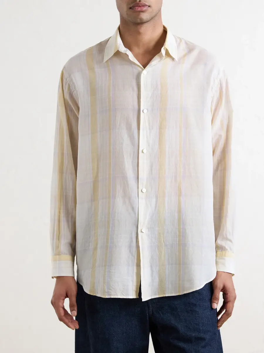 Kaptain Sunshine Checked Cotton-Flannel Shirt - Men | Thumbnail 3 Kaptain Sunshine Checked Cotton-Flannel Shirt - Men | Thumbnail 3