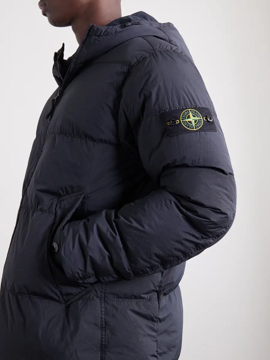 Stone Island Hooded Garment-Dyed Crinkle Reps NY Shell Down Jacket - Men | Thumbnail 5 Stone Island Hooded Garment-Dyed Crinkle Reps NY Shell Down Jacket - Men | Thumbnail 5