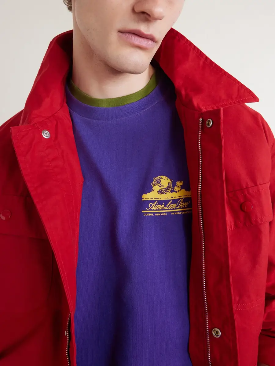 Aimé Leon Dore Unisphere Logo-Print Cotton-Jersey T-Shirt - Men | Thumbnail 5 Aimé Leon Dore Unisphere Logo-Print Cotton-Jersey T-Shirt - Men | Thumbnail 5