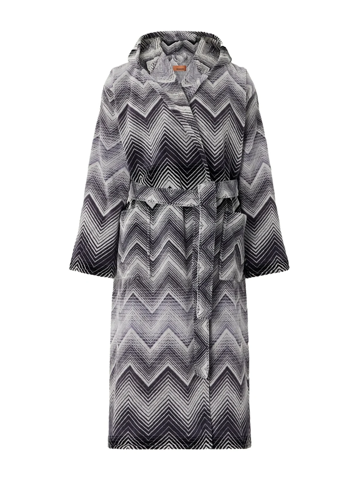 Marea Striped Cotton-Terry Hooded Robe - Men