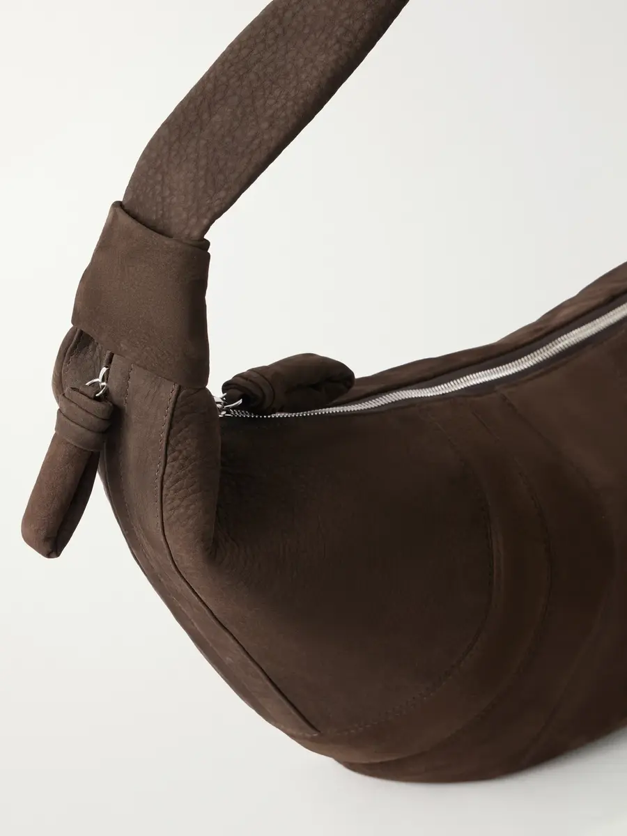Lemaire Croissant Nubuck Messenger Bag - Men | Thumbnail 5 Lemaire Croissant Nubuck Messenger Bag - Men | Thumbnail 5