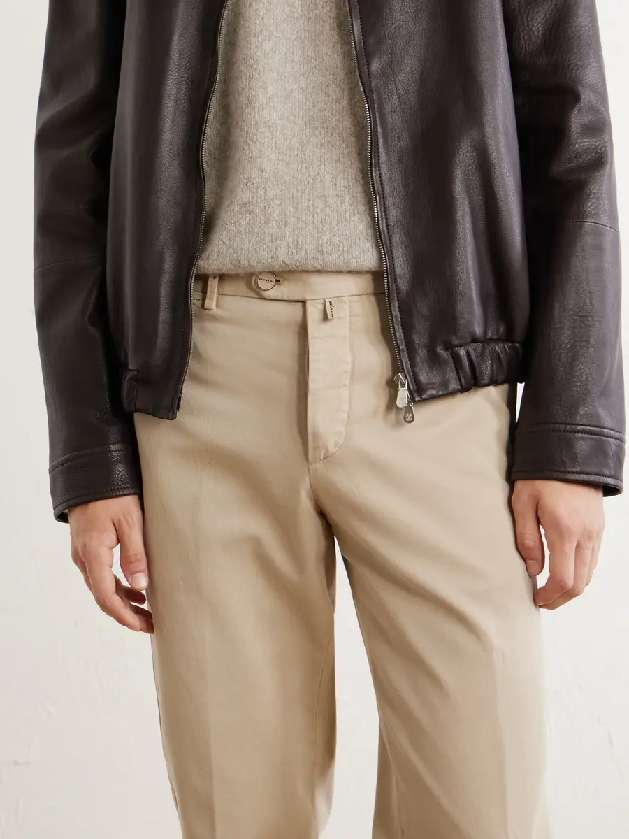 Kiton Straight-Leg Lyocell-Blend Trousers - Men | Thumbnail 5