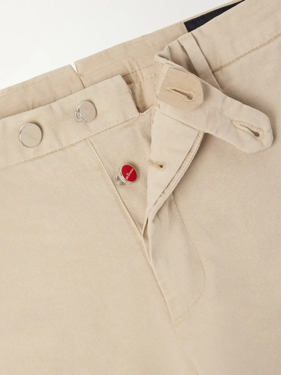 Kiton Straight-Leg Lyocell-Blend Trousers - Men | Thumbnail 6