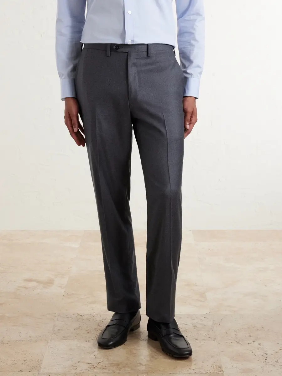 Kiton Straight-Leg Wool Suit Trousers - Men | Thumbnail 3 Kiton Straight-Leg Wool Suit Trousers - Men | Thumbnail 3