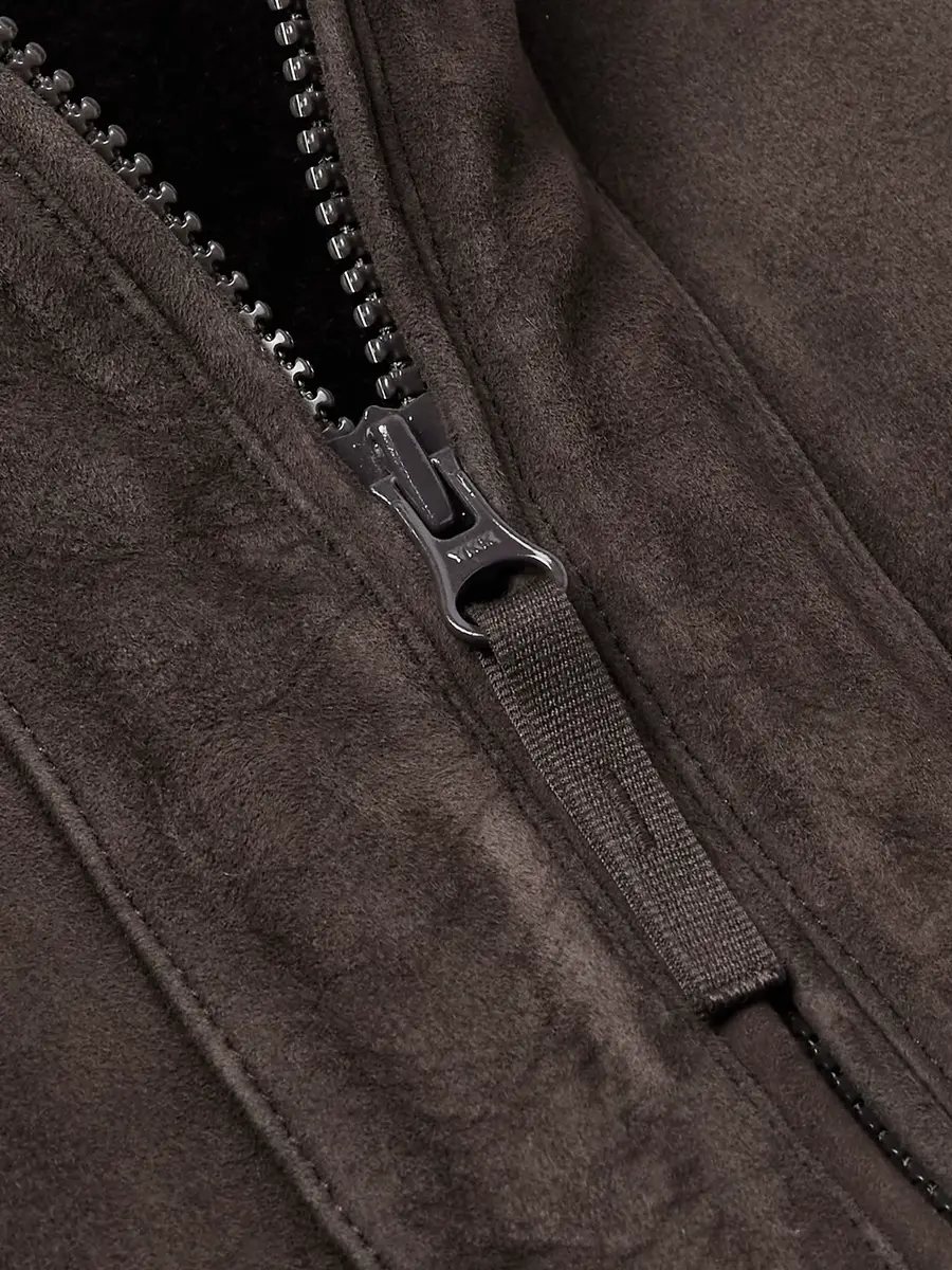 Stone Island GHOST Logo-Appliquéd Shearling Hooded Jacket - Men | Thumbnail 4 Stone Island GHOST Logo-Appliquéd Shearling Hooded Jacket - Men | Thumbnail 4