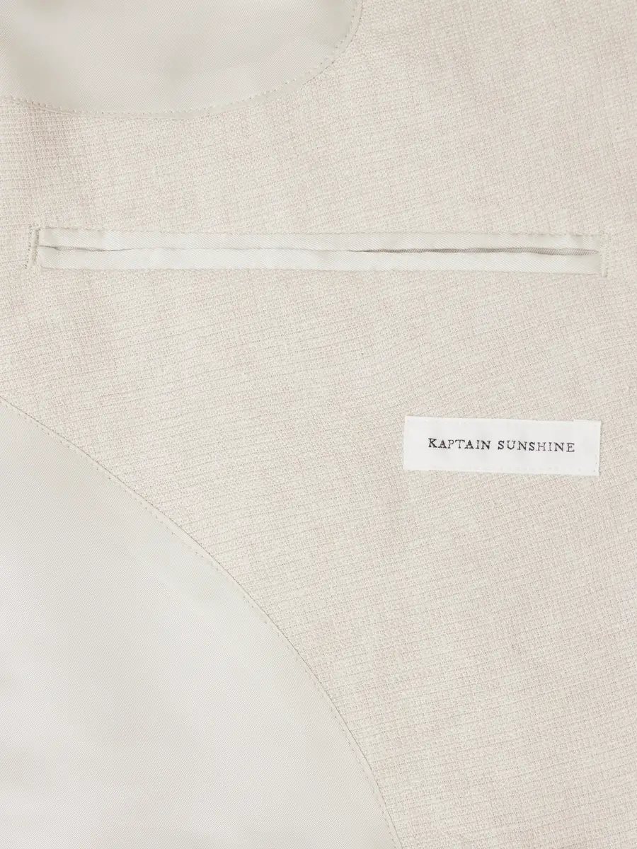 Kaptain Sunshine Double-Breasted Linen and Silk-Blend Jacket - Men | Thumbnail 6 Kaptain Sunshine Double-Breasted Linen and Silk-Blend Jacket - Men | Thumbnail 6