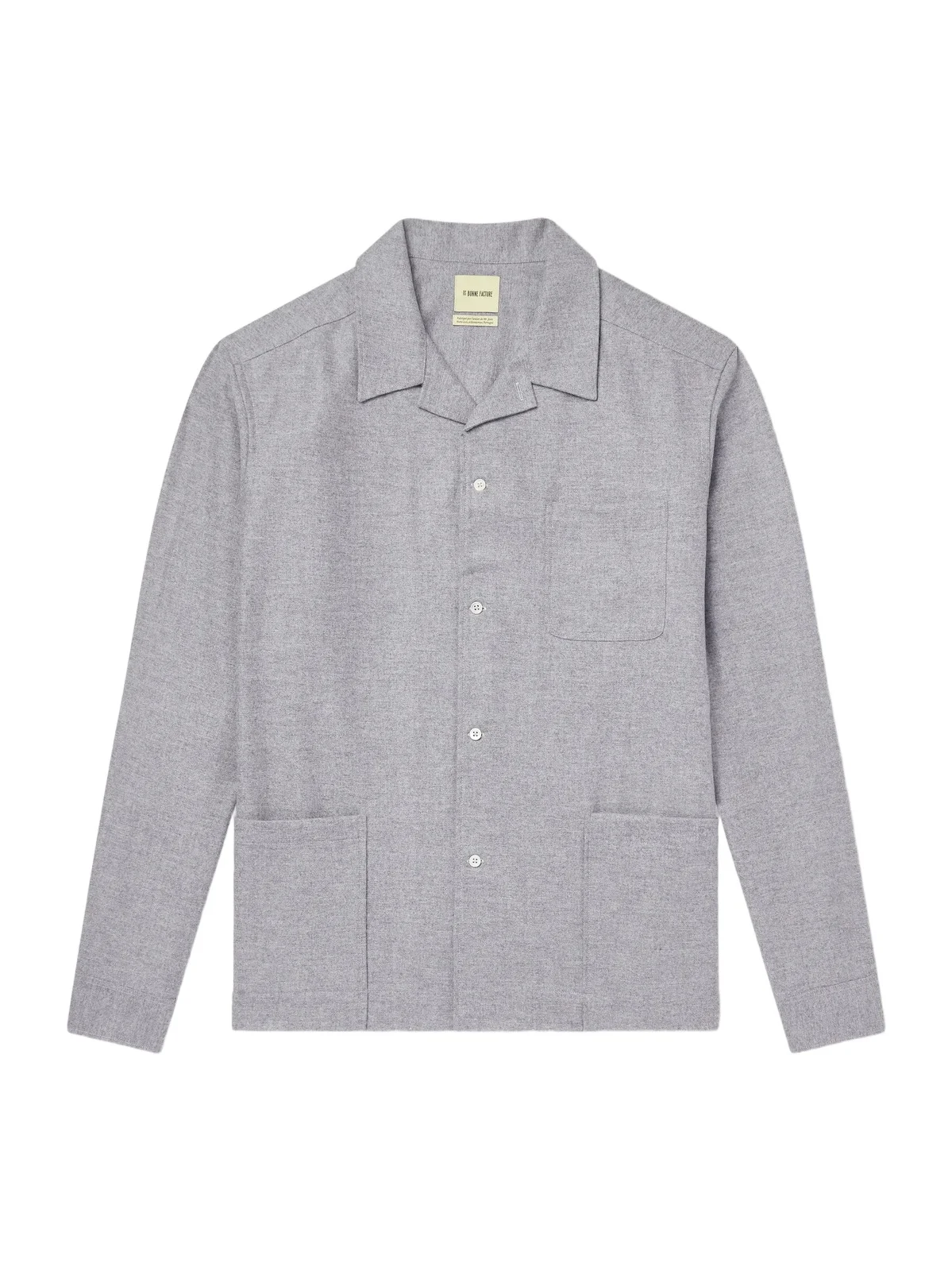 Virgin Wool Overshirt - Men