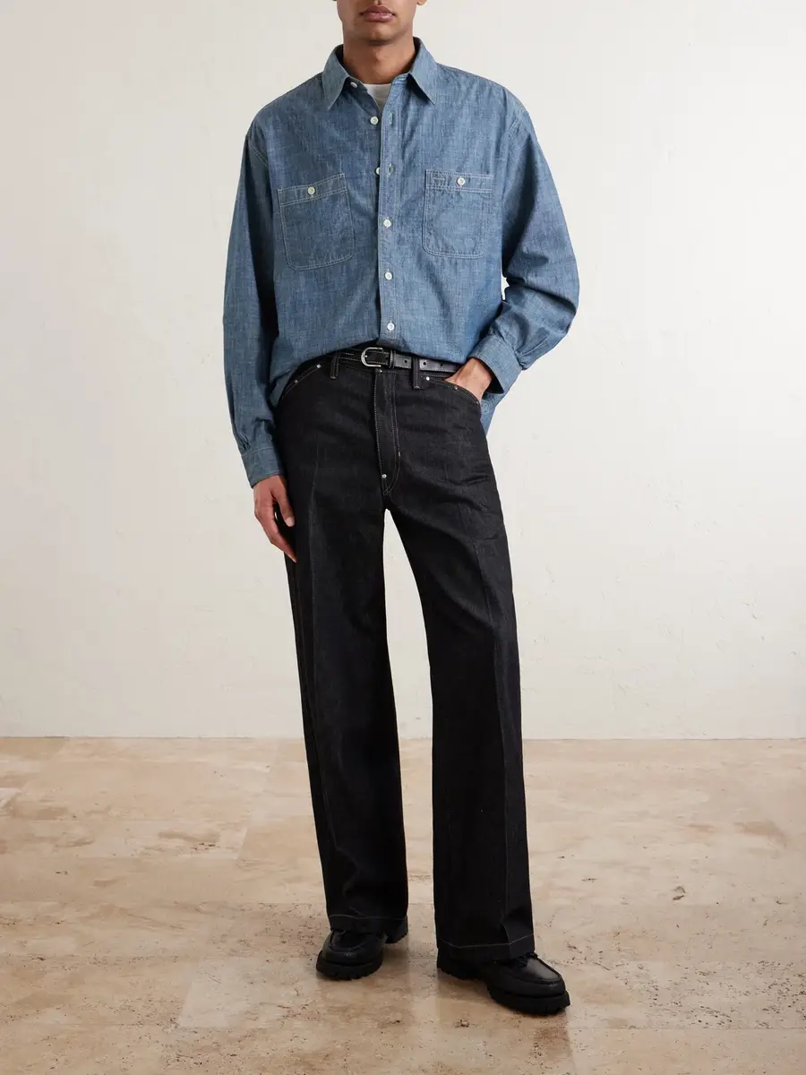 FrizmWORKS Kuroki Cotton-Chambray Shirt - Men | Thumbnail 2