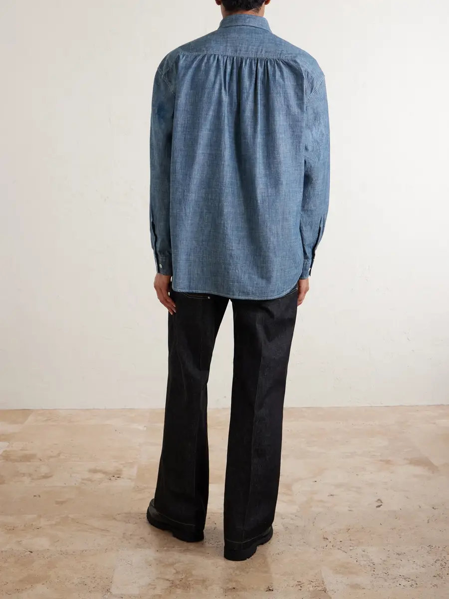 FrizmWORKS Kuroki Cotton-Chambray Shirt - Men | Thumbnail 4