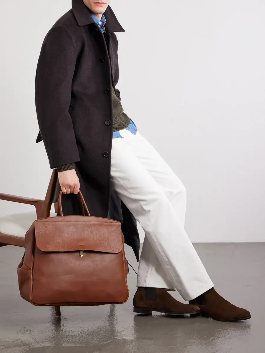 Bleu de Chauffe Zoom Full-Grain Leather Weekend Bag - Men | Thumbnail 2 Bleu de Chauffe Zoom Full-Grain Leather Weekend Bag - Men | Thumbnail 2