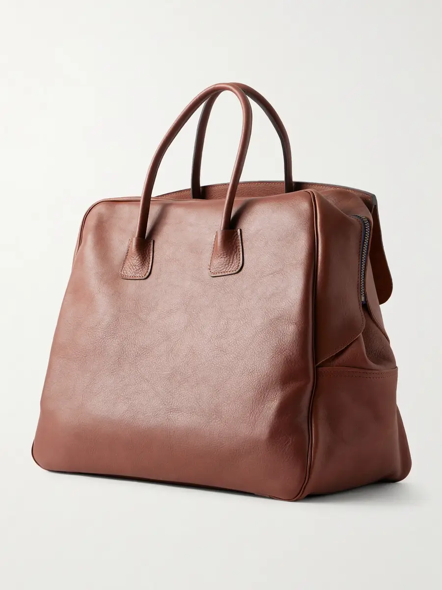 Bleu de Chauffe Zoom Full-Grain Leather Weekend Bag - Men | Thumbnail 4 Bleu de Chauffe Zoom Full-Grain Leather Weekend Bag - Men | Thumbnail 4