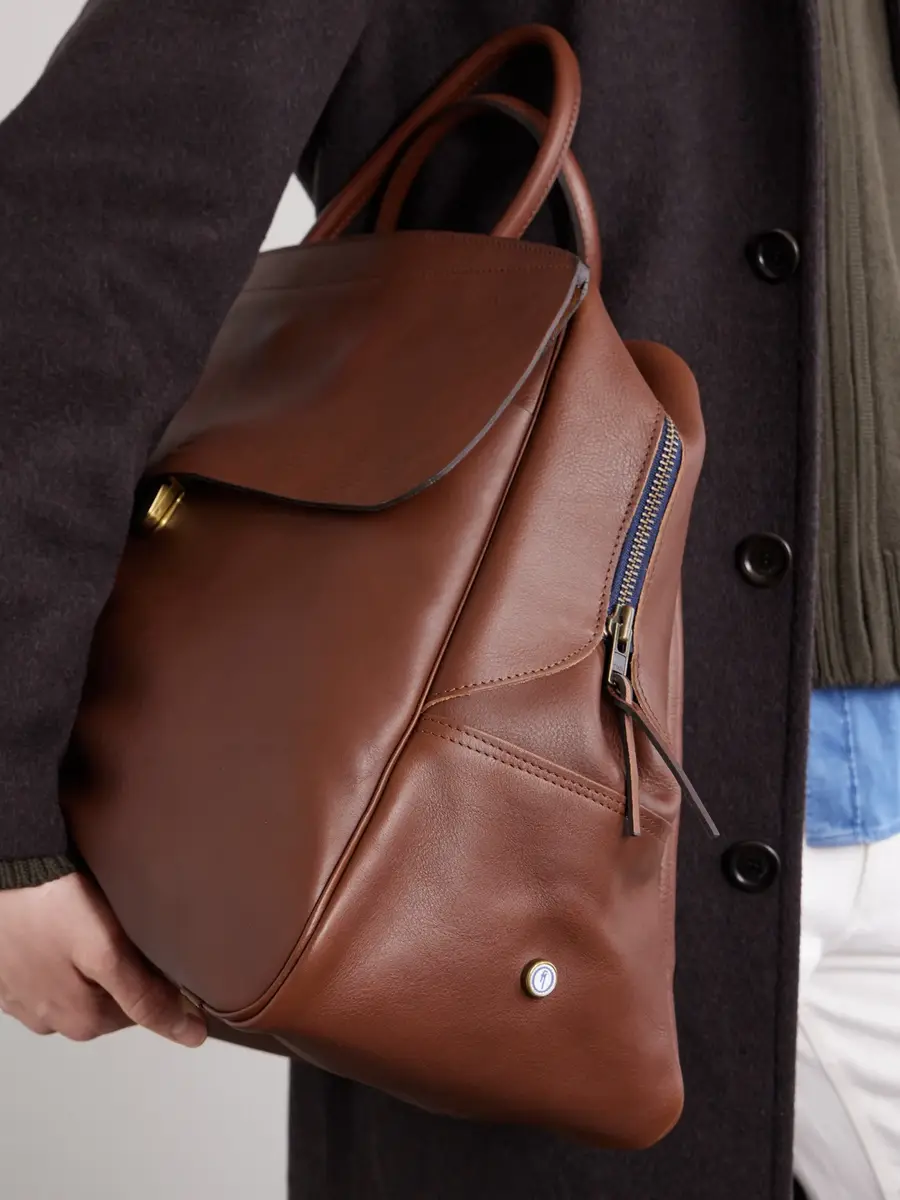 Bleu de Chauffe Zoom Full-Grain Leather Weekend Bag - Men | Thumbnail 5 Bleu de Chauffe Zoom Full-Grain Leather Weekend Bag - Men | Thumbnail 5