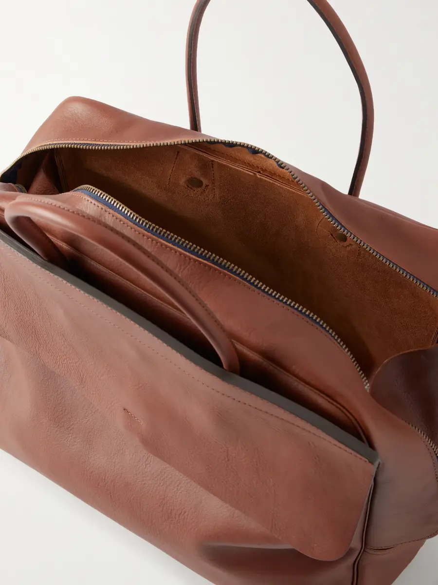 Bleu de Chauffe Zoom Full-Grain Leather Weekend Bag - Men | Thumbnail 6 Bleu de Chauffe Zoom Full-Grain Leather Weekend Bag - Men | Thumbnail 6