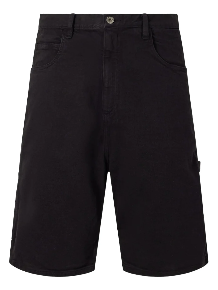 Beach Painter Straight-Leg Denim Shorts - Men Beach Painter Straight-Leg Denim Shorts - Men