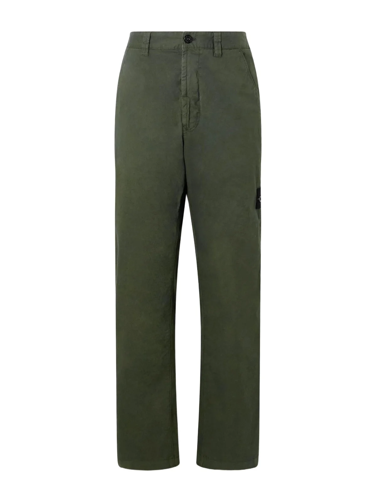 Straight-Leg Stretch-Cotton Twill Trousers - Men