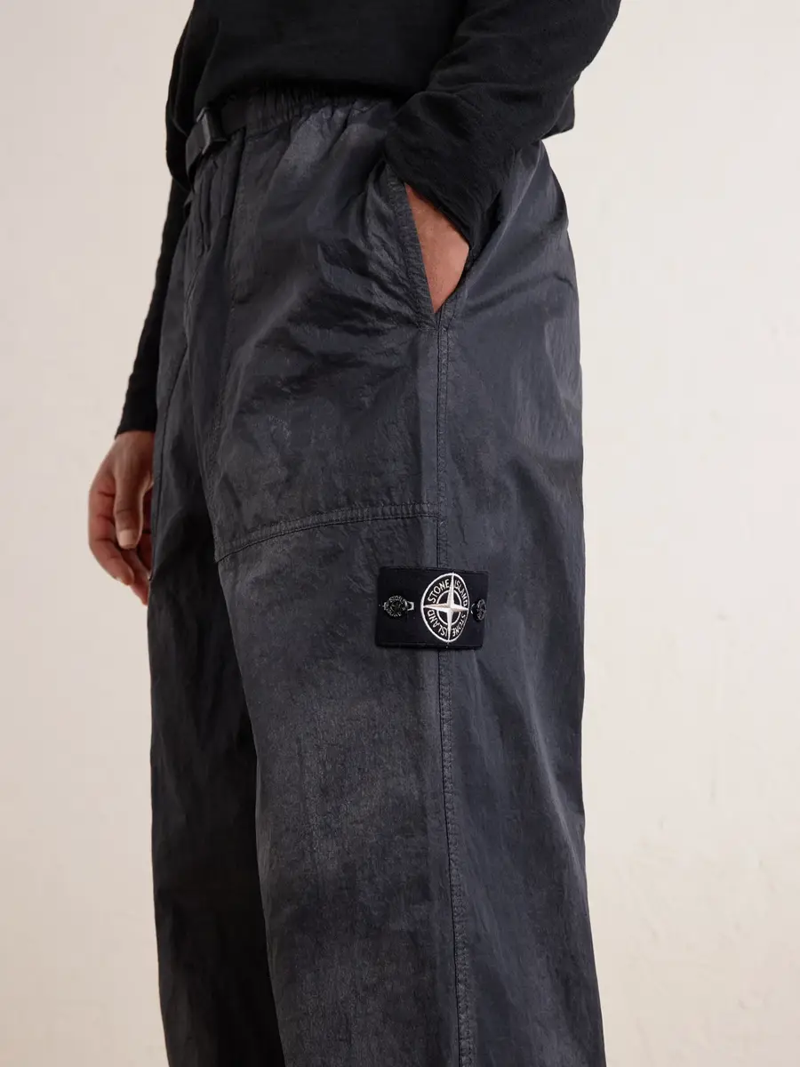 Stone Island Tapered Reflective Nylon Trousers - Men | Thumbnail 5