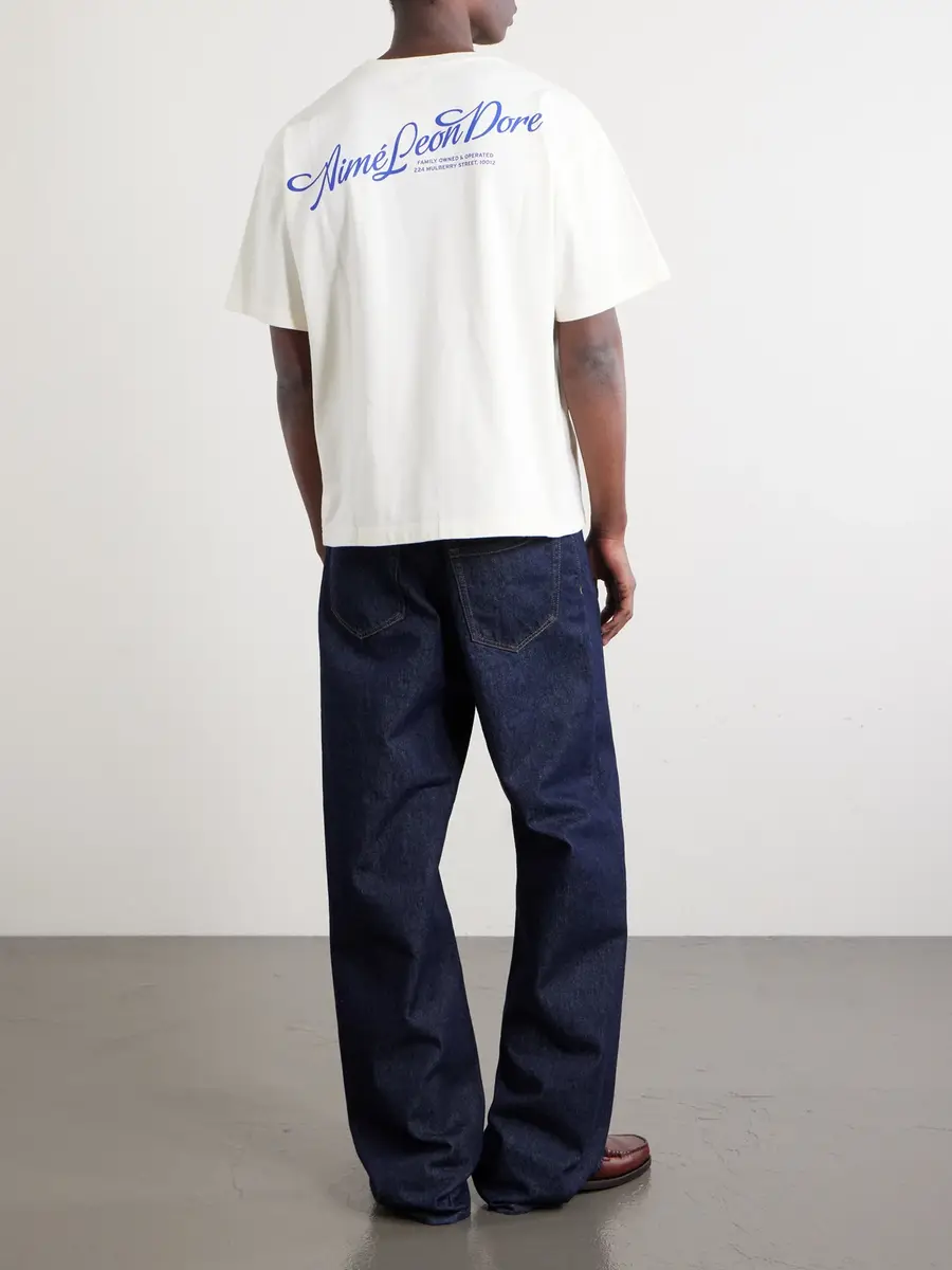 Aimé Leon Dore Logo-Printed Cotton-Jersey T-Shirt - Men | Thumbnail 4 Aimé Leon Dore Logo-Printed Cotton-Jersey T-Shirt - Men | Thumbnail 4