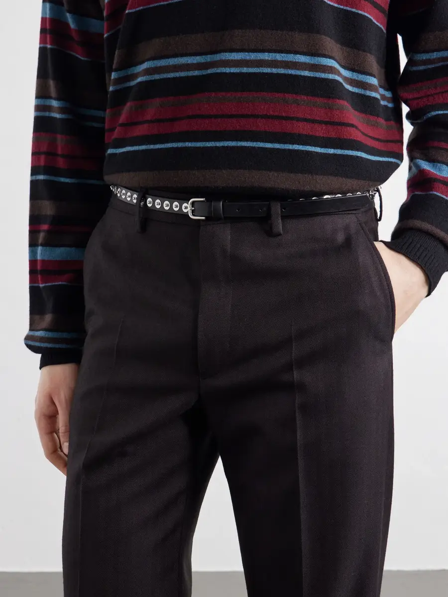Dries Van Noten 2cm Studded Leather Belt - Men | Thumbnail 2 Dries Van Noten 2cm Studded Leather Belt - Men | Thumbnail 2
