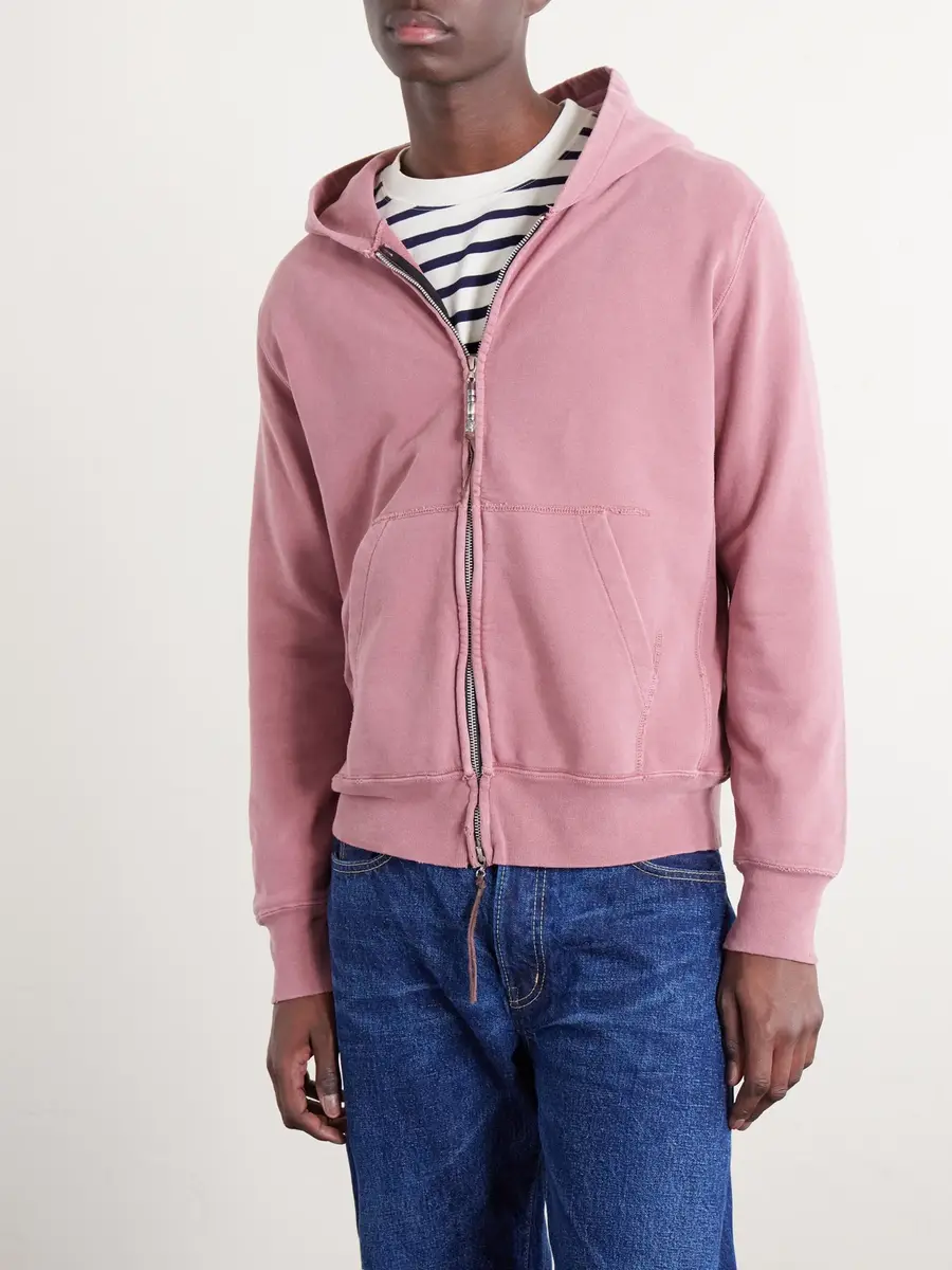 Remi Relief Cotton-Jersey Zip-Up Hoodie - Men | Thumbnail 3 Remi Relief Cotton-Jersey Zip-Up Hoodie - Men | Thumbnail 3