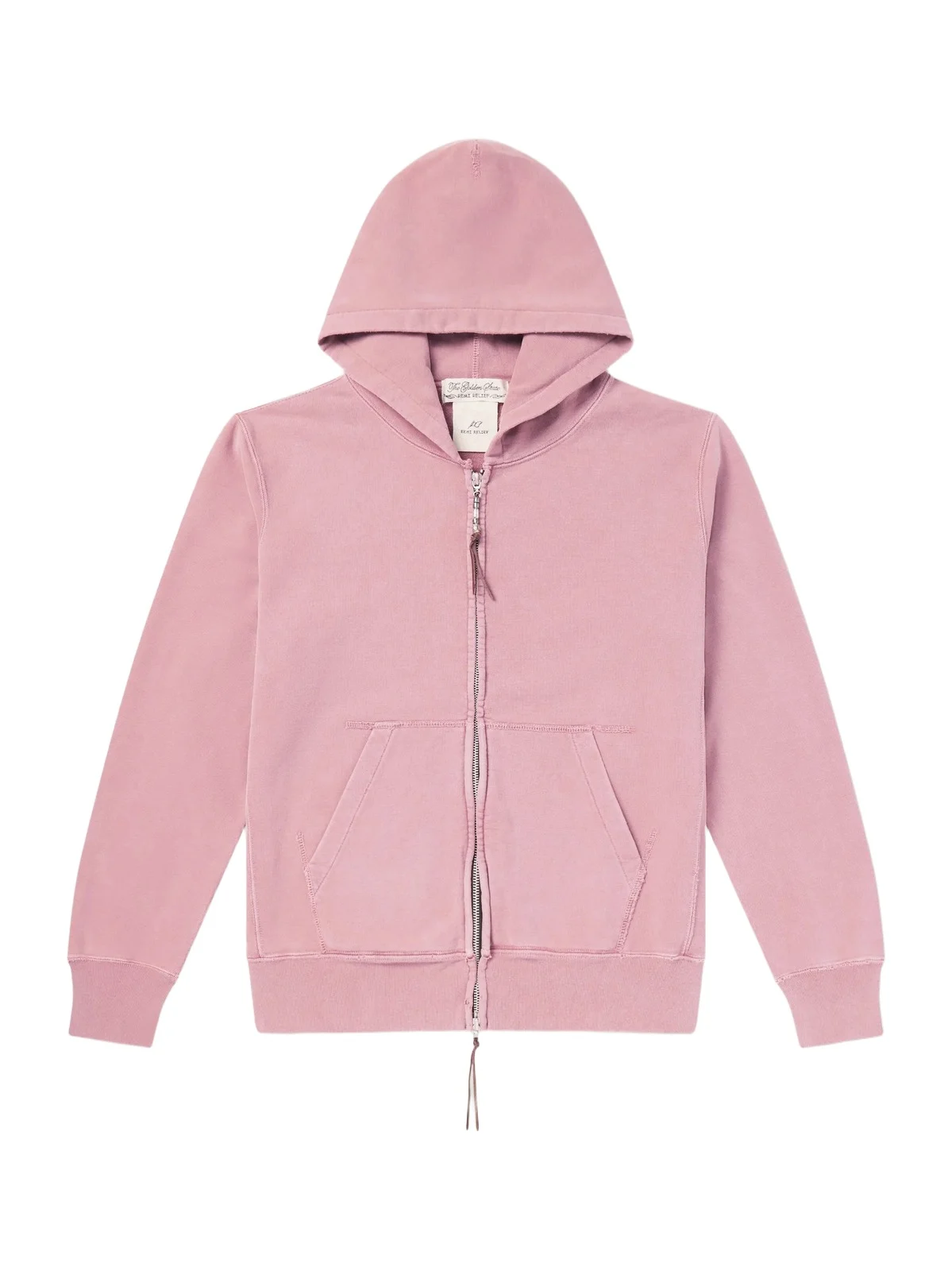 Remi Relief Cotton-Jersey Zip-Up Hoodie - Men