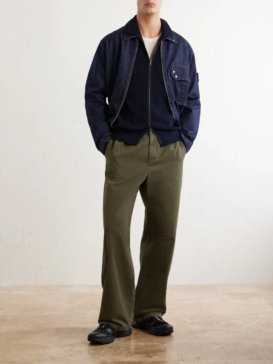 Stone Island Ribbed Organic Cotton Sweater - Men | Thumbnail 2