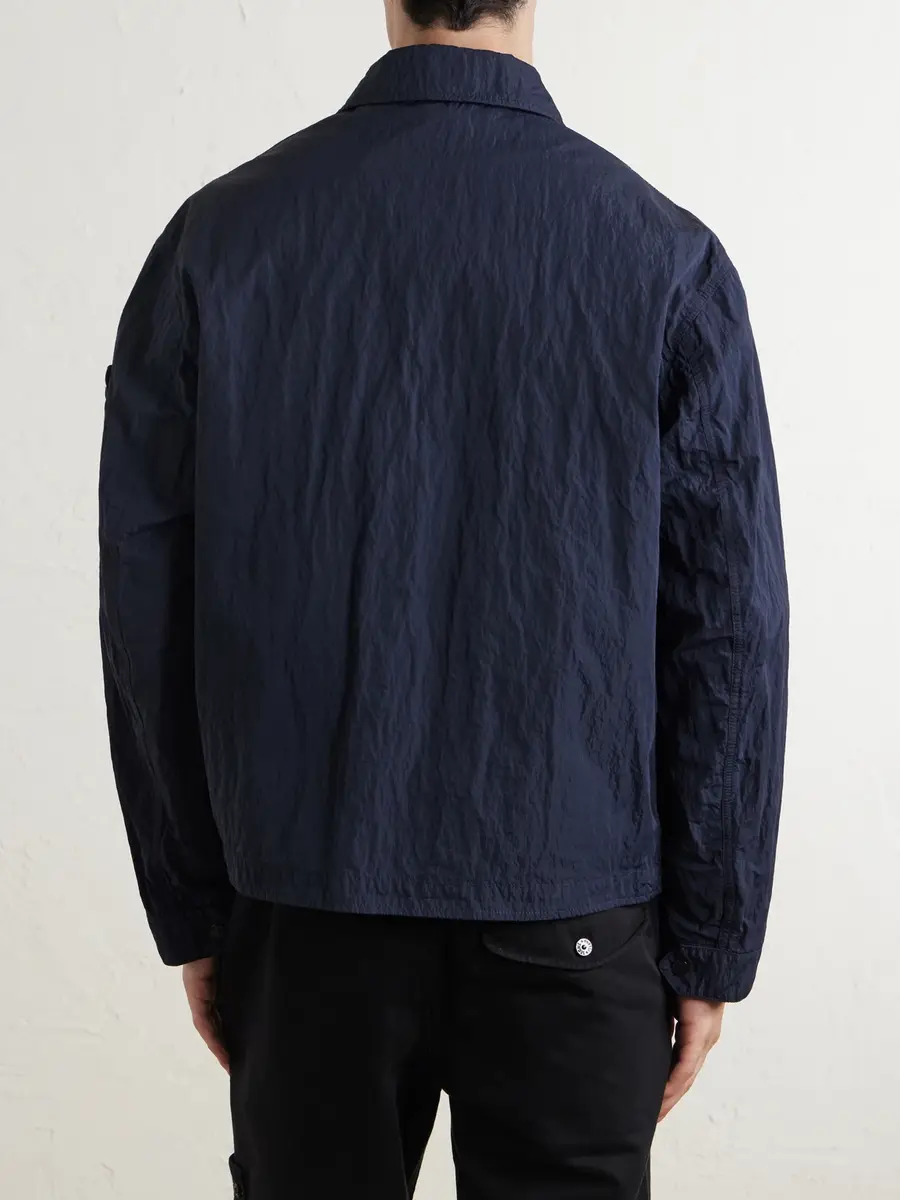 Stone Island Garment-Dyed Waxed Warp Rib Nylon-TC Jacket - Men | Thumbnail 4