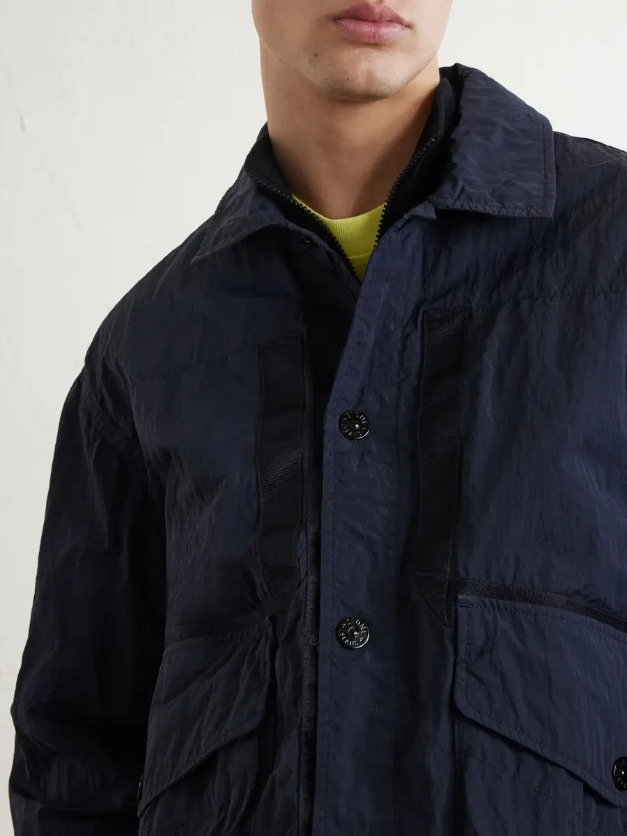 Stone Island Garment-Dyed Waxed Warp Rib Nylon-TC Jacket - Men | Thumbnail 5