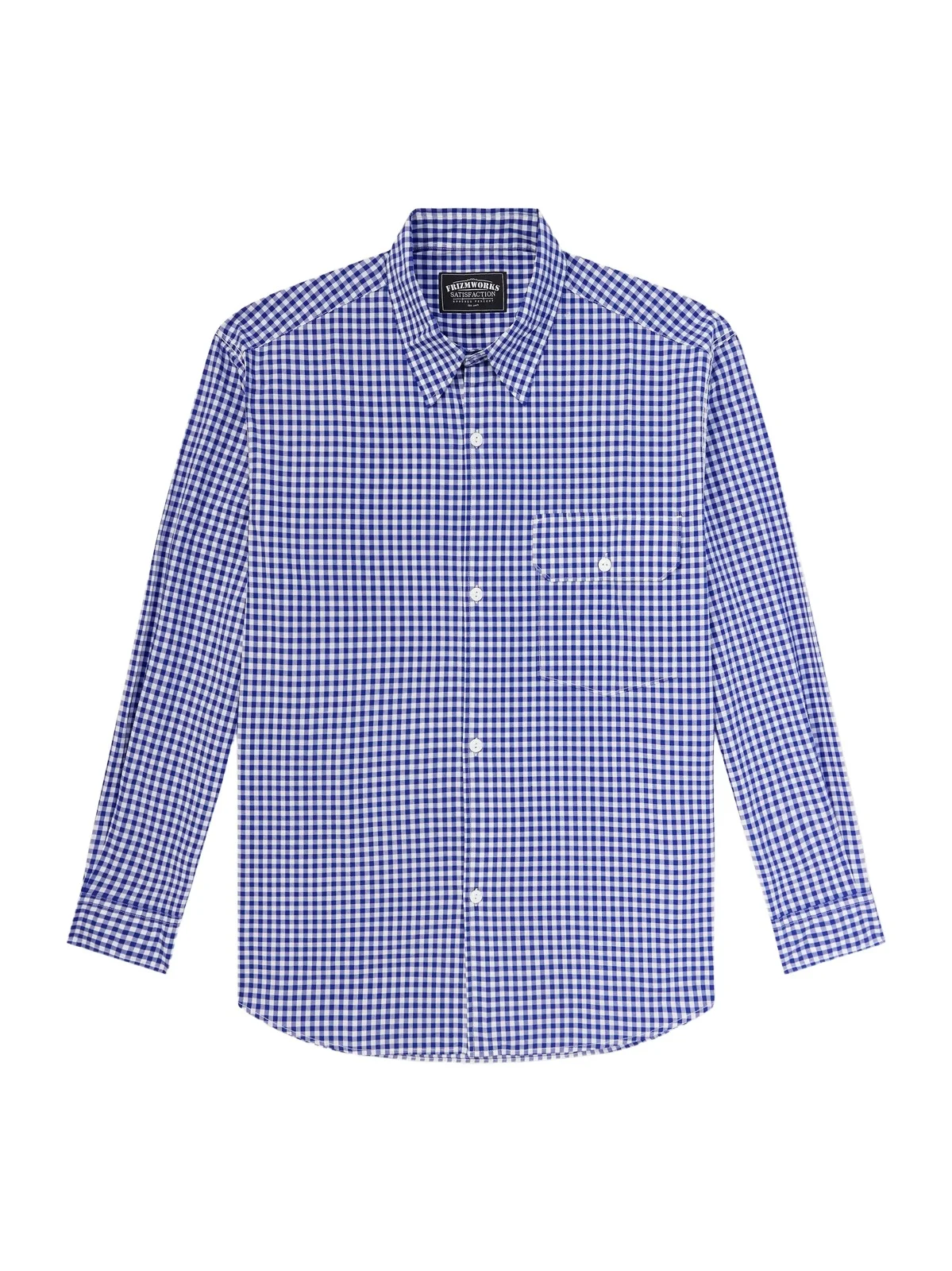 FrizmWORKS Ease Gingham Cotton Shirt - Men