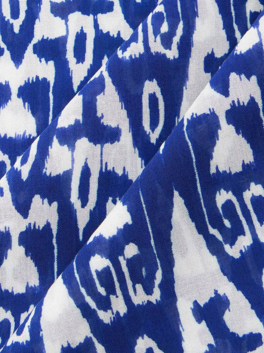Anderson & Sheppard Printed Cotton-Voile Scarf - Men | Thumbnail 4 Anderson & Sheppard Printed Cotton-Voile Scarf - Men | Thumbnail 4