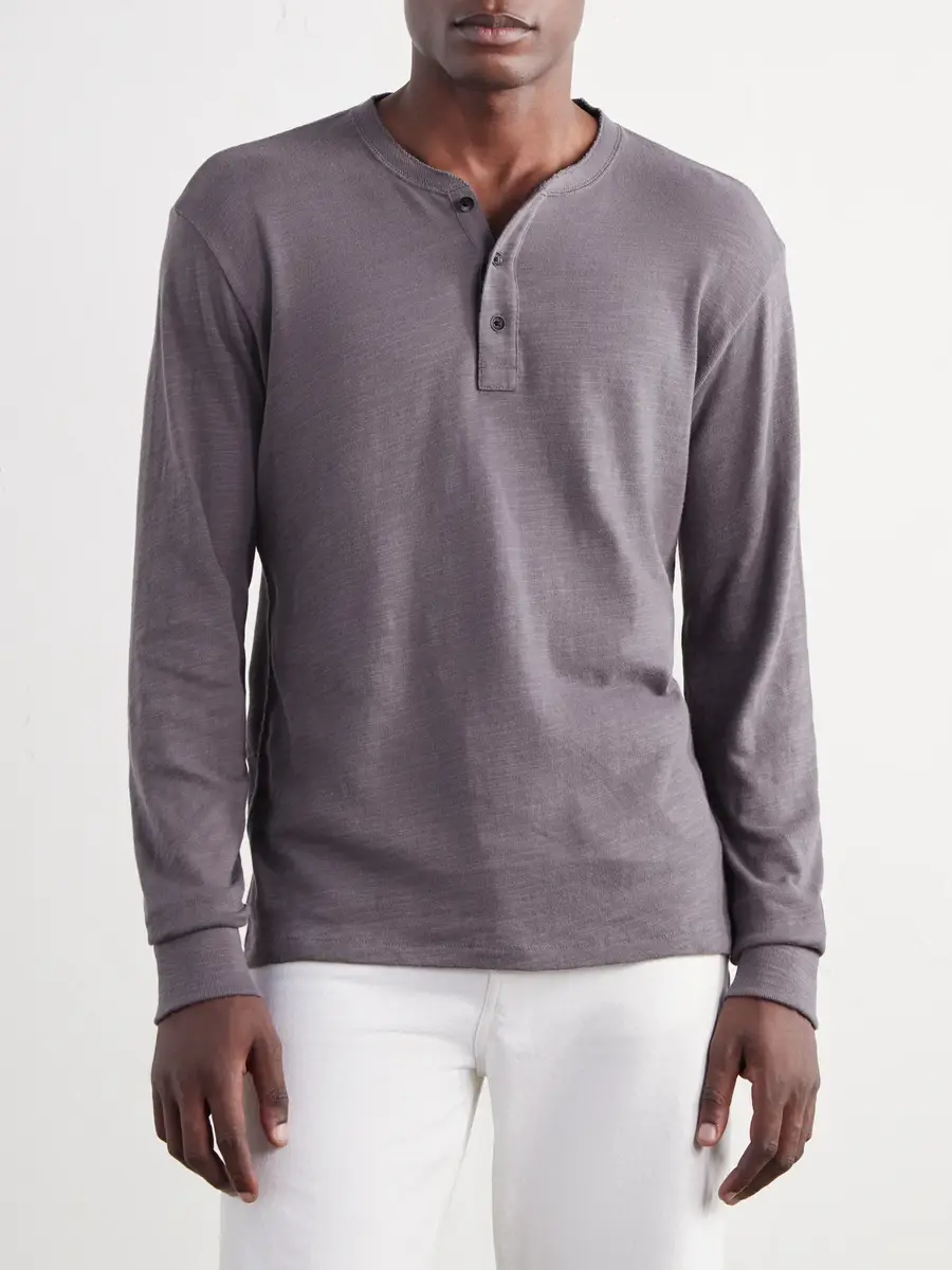 rag & bone Cotton-Jersey Henley T-Shirt - Men | Thumbnail 3 rag & bone Cotton-Jersey Henley T-Shirt - Men | Thumbnail 3