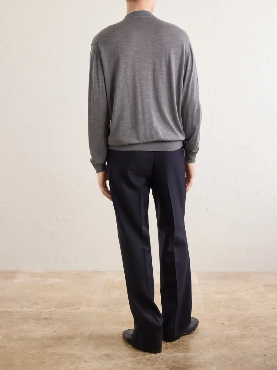 Kiton Merino Wool Sweater - Men | Thumbnail 4 Kiton Merino Wool Sweater - Men | Thumbnail 4
