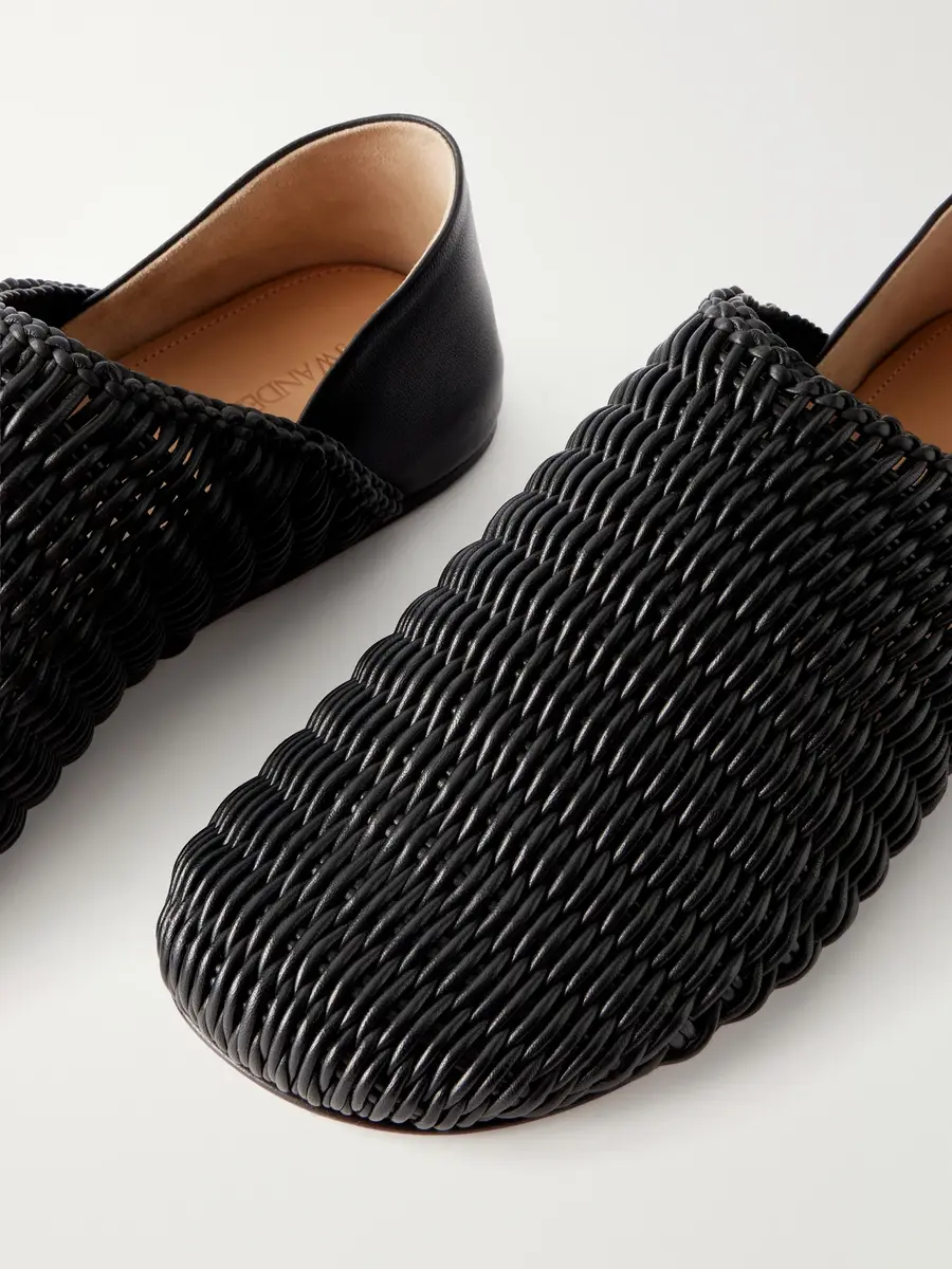 JW Anderson Woven-Leather Slippers - Men | Thumbnail 4 JW Anderson Woven-Leather Slippers - Men | Thumbnail 4