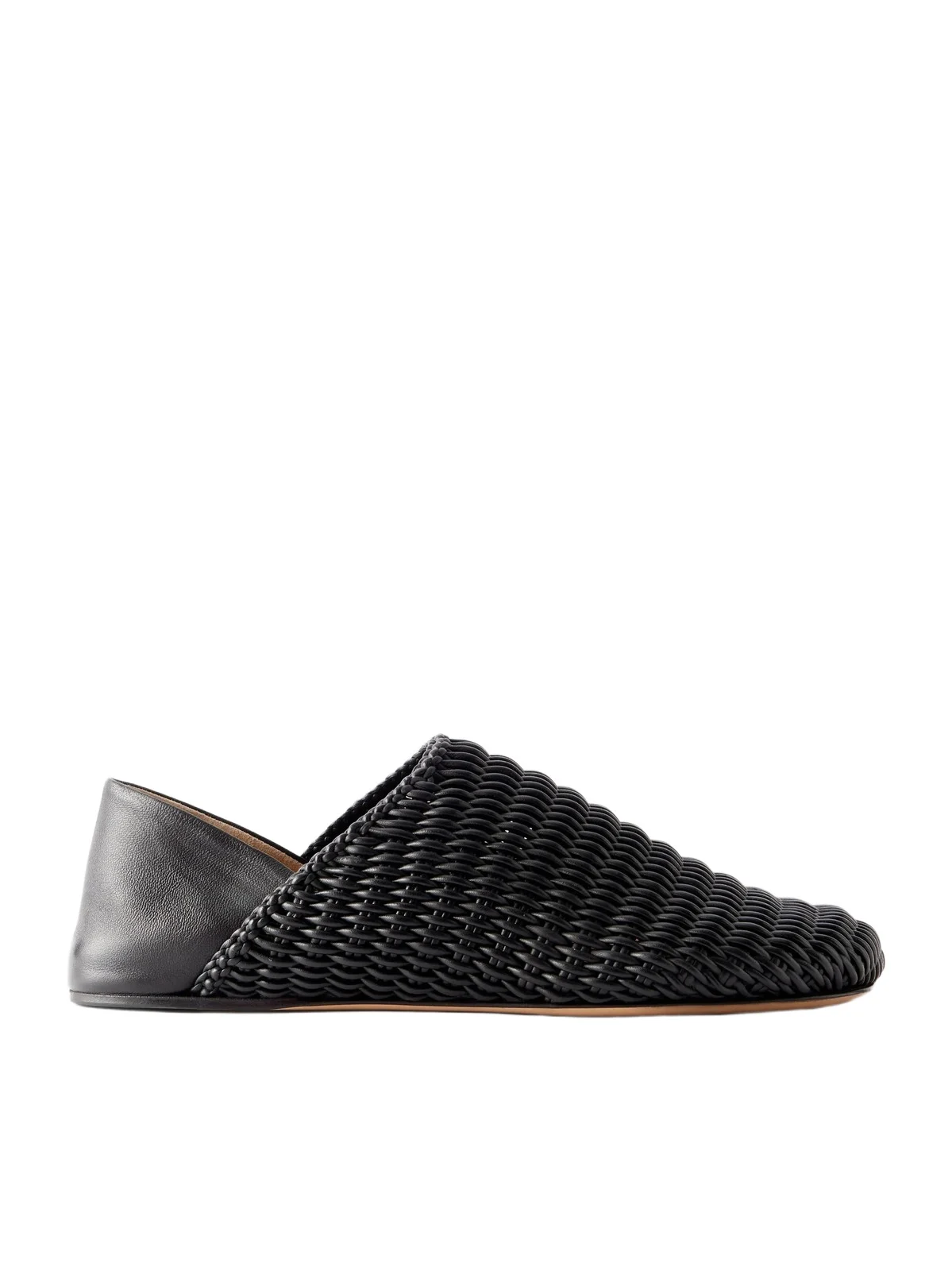 Woven-Leather Slippers - Men Woven-Leather Slippers - Men