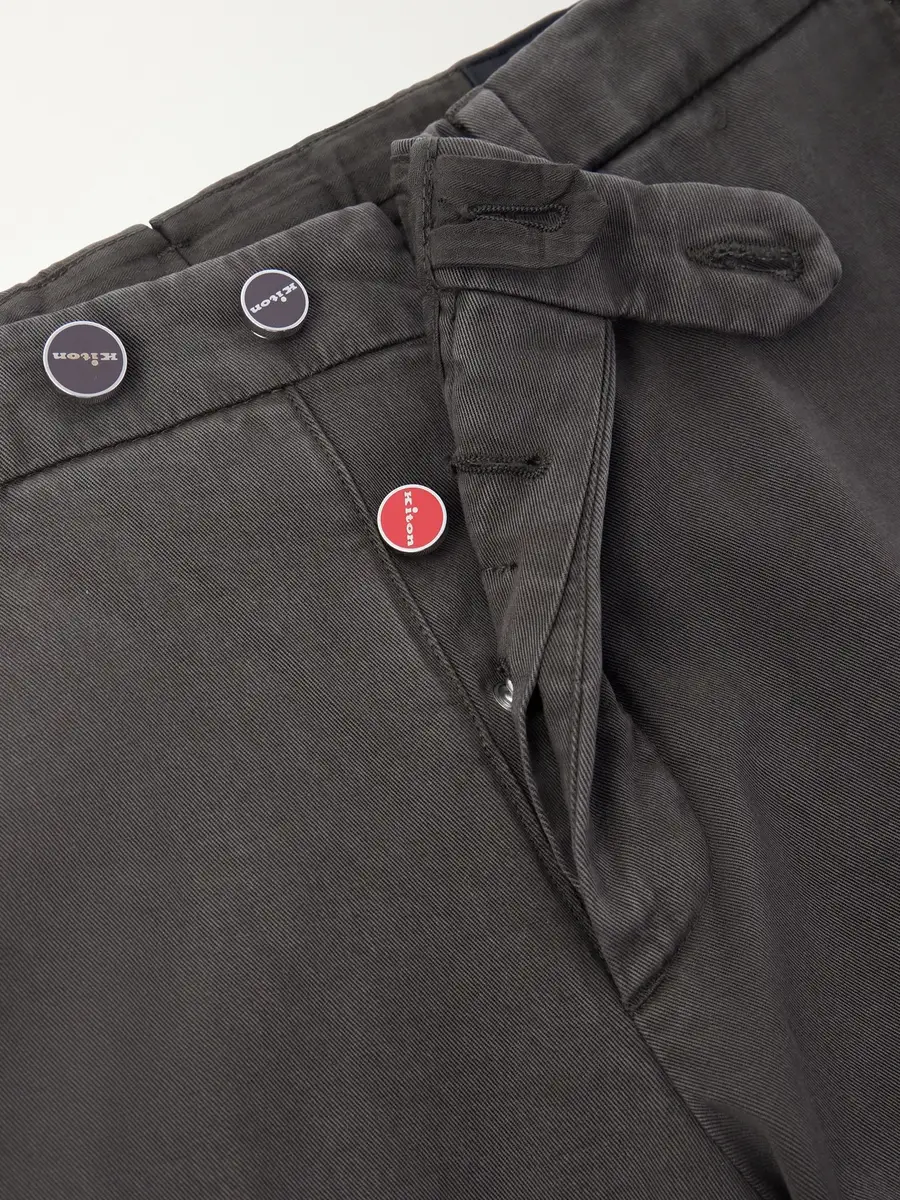 Kiton Straight-Leg Lyocell-Blend Trousers - Men | Thumbnail 6 Kiton Straight-Leg Lyocell-Blend Trousers - Men | Thumbnail 6