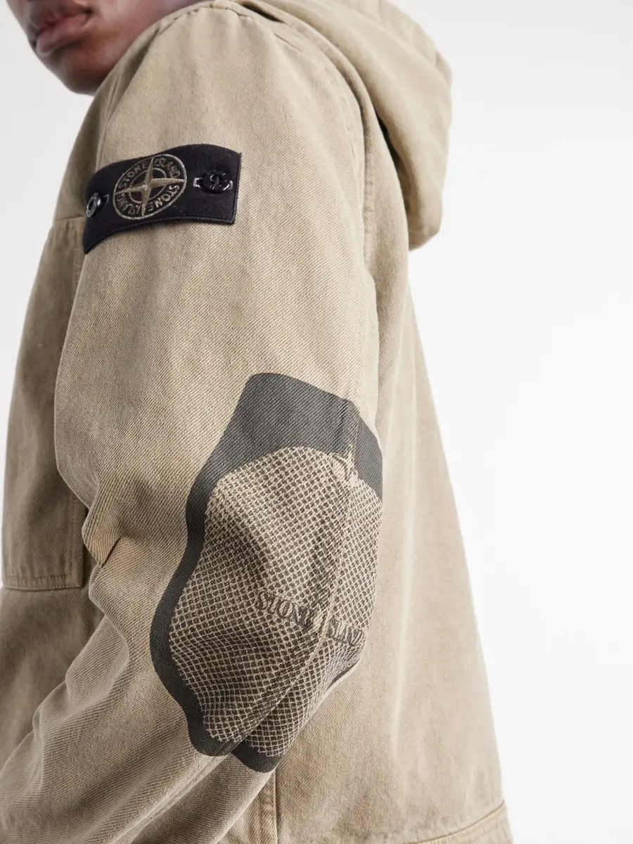 Stone Island Hooded Mineral Dyed Cotton-Gabardine Jacket - Men | Thumbnail 5 Stone Island Hooded Mineral Dyed Cotton-Gabardine Jacket - Men | Thumbnail 5