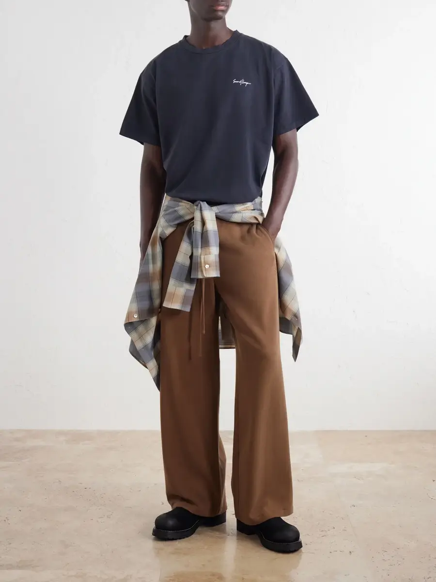 Second/Layer Team Straight-Leg Lyocell-Twill Drawstring Trousers - Men | Thumbnail 2 Second/Layer Team Straight-Leg Lyocell-Twill Drawstring Trousers - Men | Thumbnail 2