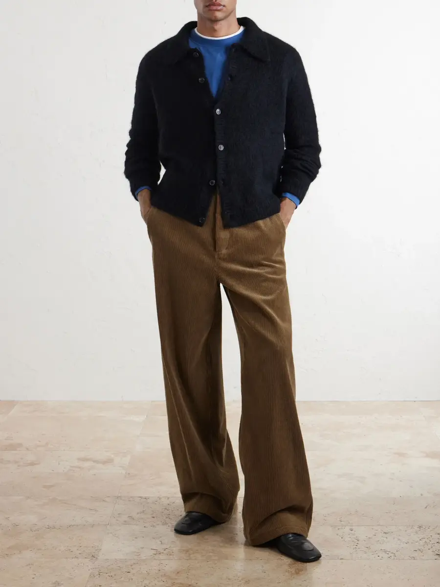 Dries Van Noten Mora Cropped Alpaca-Blend Cardigan - Men | Thumbnail 2 Dries Van Noten Mora Cropped Alpaca-Blend Cardigan - Men | Thumbnail 2