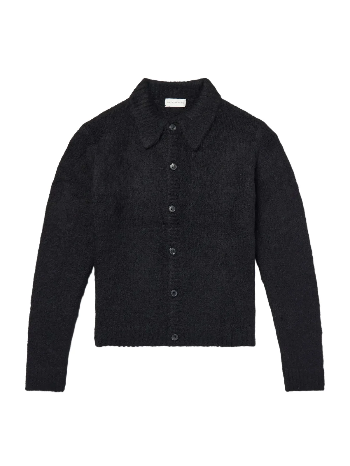 Mora Cropped Alpaca-Blend Cardigan - Men Mora Cropped Alpaca-Blend Cardigan - Men