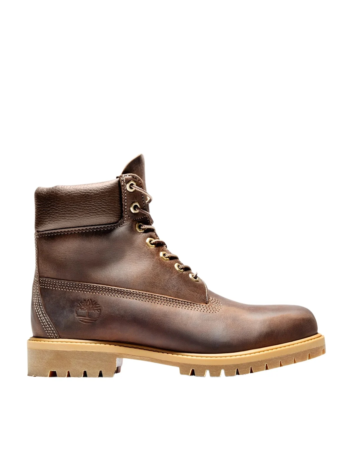 Premium 6-Inch Distressed-Effect Leather Lace-Up Boots - Men Premium 6-Inch Distressed-Effect Leather Lace-Up Boots - Men