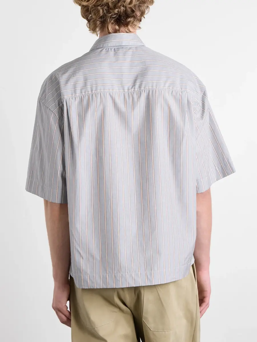 Studio Nicholson Sanko Striped Cotton-Poplin Shirt - Men | Thumbnail 4 Studio Nicholson Sanko Striped Cotton-Poplin Shirt - Men | Thumbnail 4
