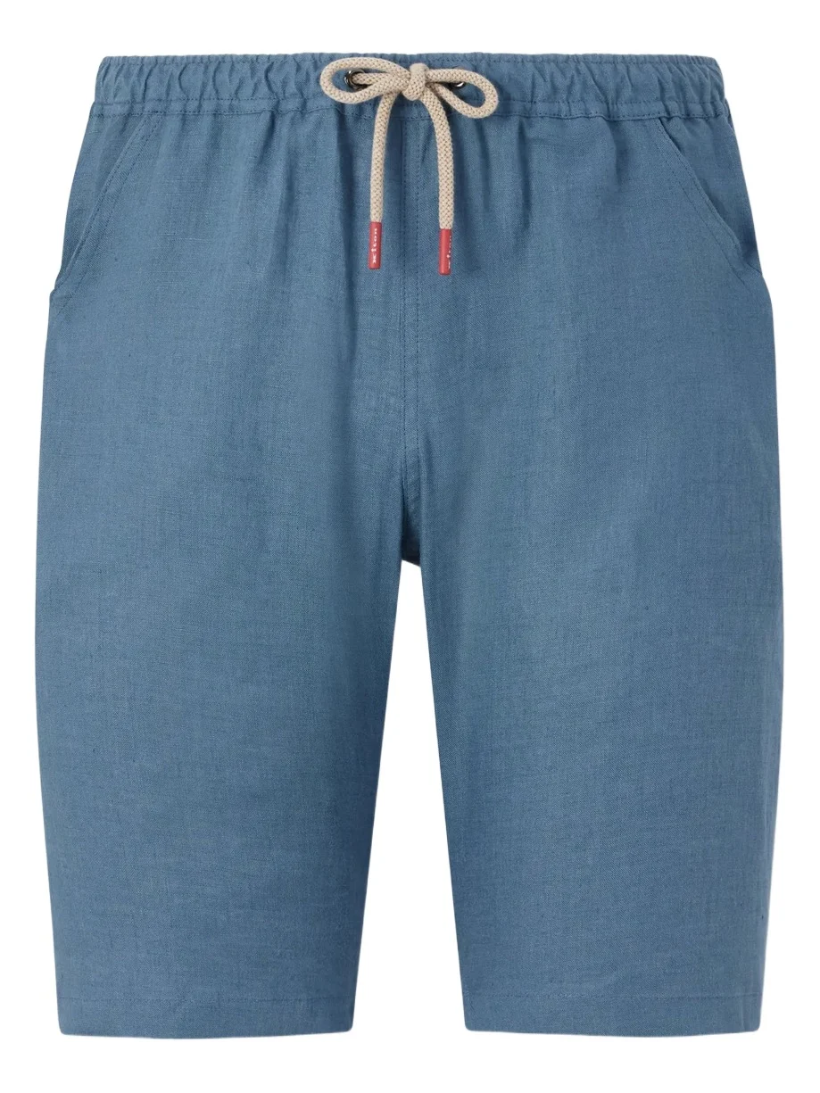 Drawstring Linen Shorts - Men