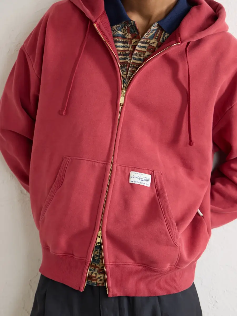 Aimé Leon Dore Cotton-Jersey Zip-Up Hoodie - Men | Thumbnail 5